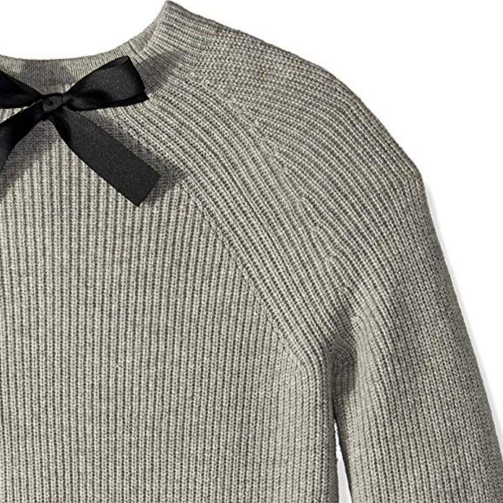 NWT J.Crew Mercantile Wool Sweater/Dress with Bow - Picture 4 of 4